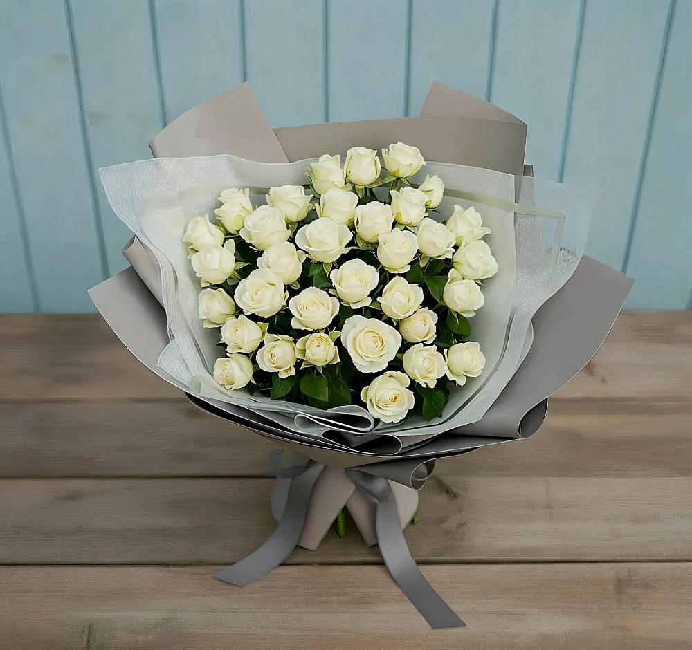 Букет Белоснежная нежность в Пышлицы