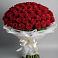 Букет 101 Красная роза Блэк Мэджик в Пышлицы
