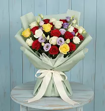 Букет цветов из:  Розы в Пышлицы
