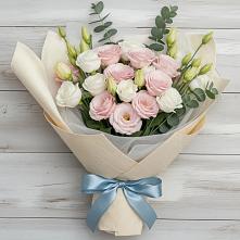 Букет цветов из:  Лизиантусы в Пышлицы