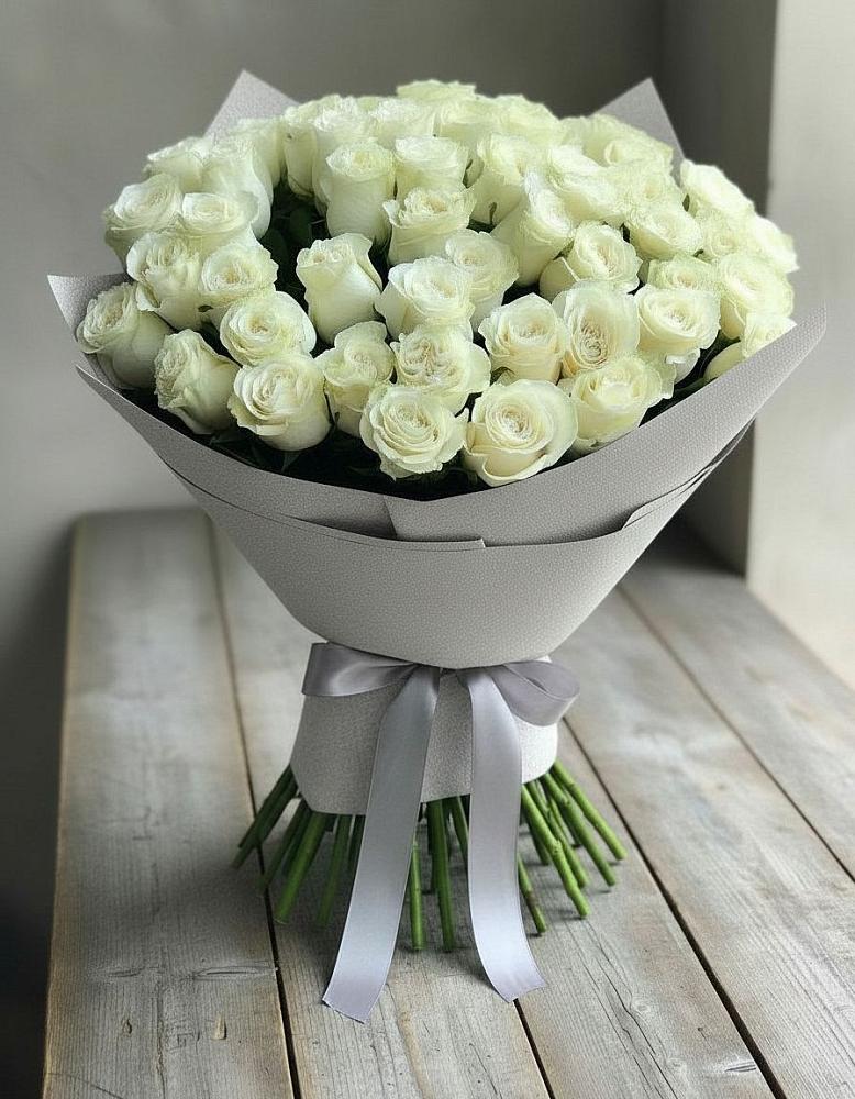 Букет 35 Белых роз в Пышлицы