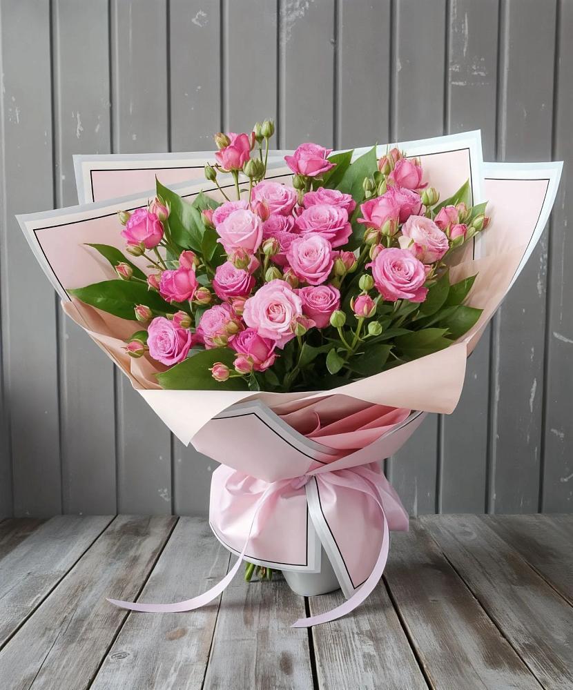 Букет Розовый кустик в Пышлицы