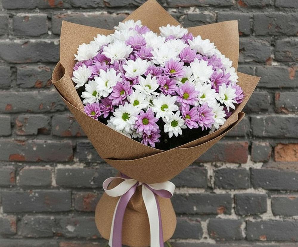 Букет цветов из: Хризантемы в Пышлицы