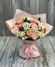 Букет цветов из:  Гвоздики, Розы и Хризантемы в Пышлицы