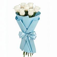 Букет 7 белых роз Проуд #REPLACE_PRED# Пышлицы