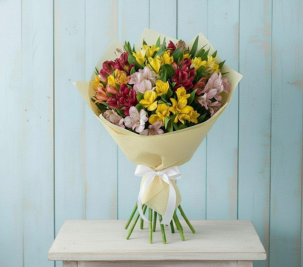 Букет цветов из: Альстромерии в Пышлицы