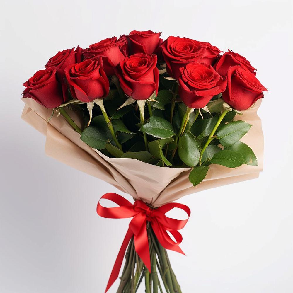 Букет 11 Красных роз Эдлесс Лав в Пышлицы