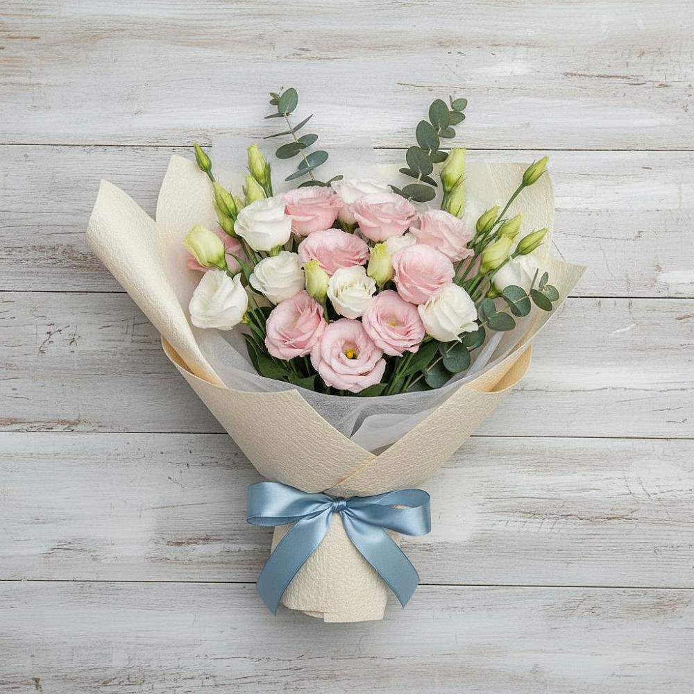 Букет цветов из: Лизиантусы в Пышлицы